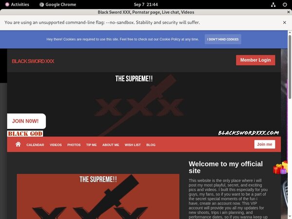 Accounts To Black Sword XXX