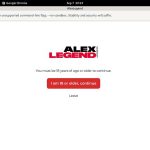 Alex Legend Pass Codes