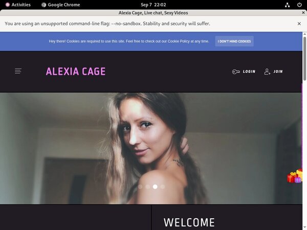 Alexia Cage Accept Pay Pal