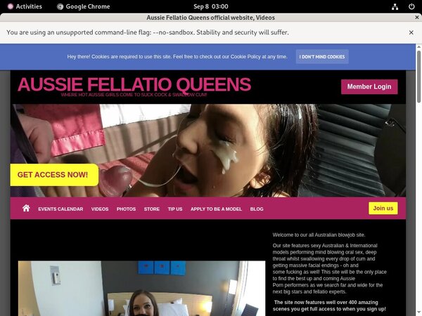 Aussie Fellatio Queens Porn Pass