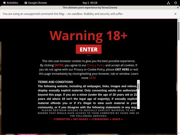 Cinema Verso Free Passwords