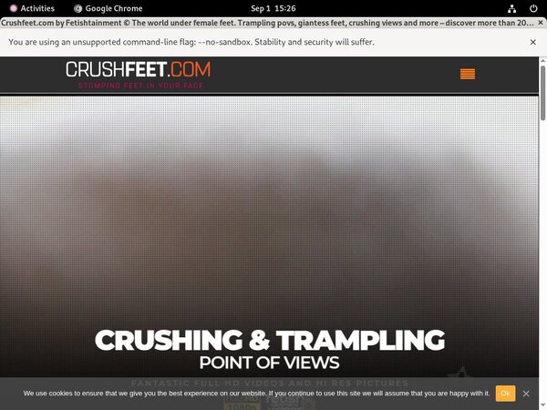 Discount Crushfeet Tour