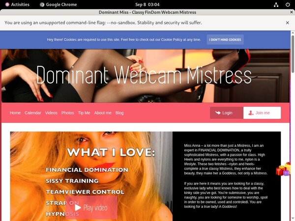 Dominantmiss.com Login Information