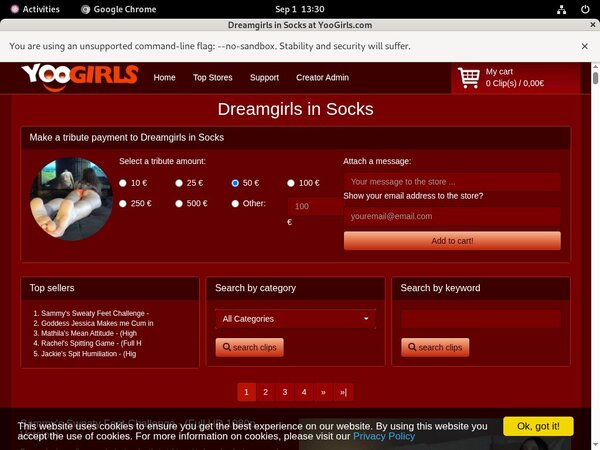 Dreamgirls In Socks Full Version