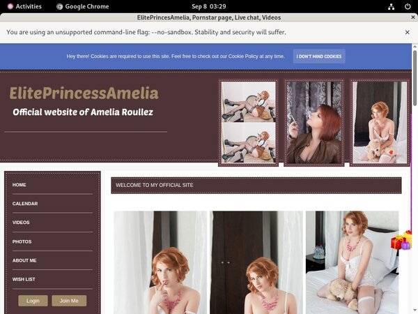 Eliteprincessamelia By SMS