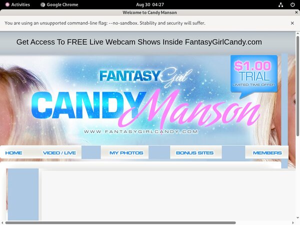 Fantasygirlcandy.com Episodes
