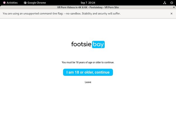 Footsie Bay Password Free