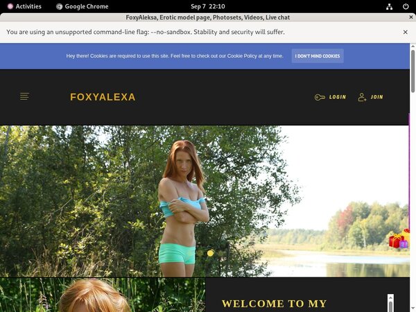 Foxyaleksa.com Account 2014