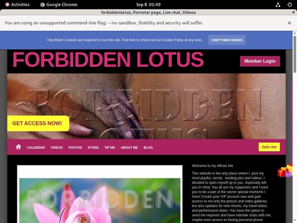 Free Forbiddenlotus Membership Account