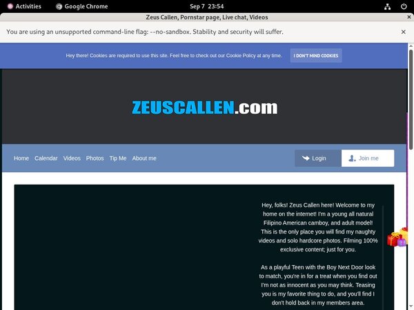 Get Zeus Callen Password