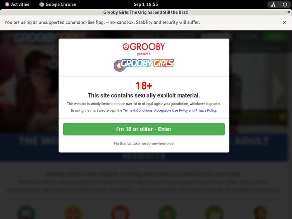 Grooby Girls Account Information