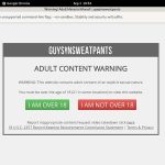 Guys In Sweatpants Passes