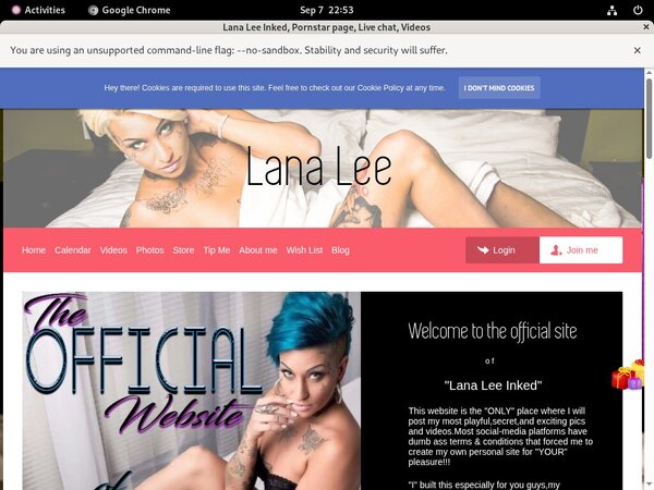 Inked Lee Lana Login Codes