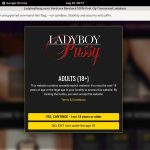 Ladyboy Pussy Free Hd