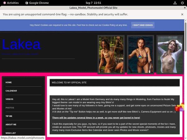 Lakea-model.com Free Tour