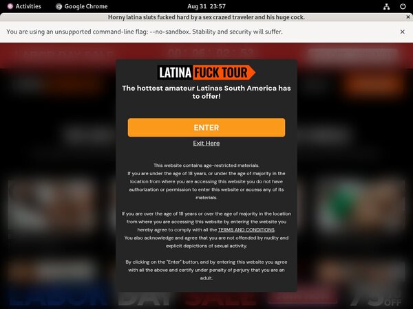 Latina Fuck Tour 1 Day Trial