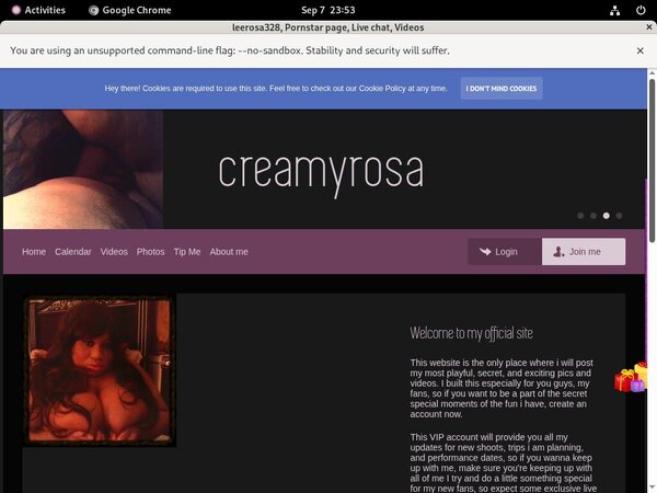 Leerosa328 Billing Page