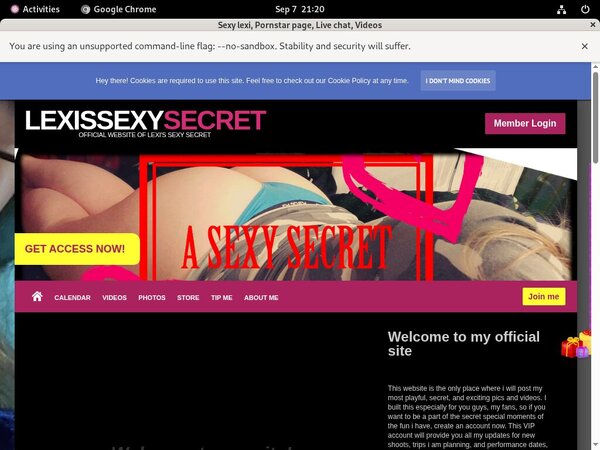 Lexissexysecret.modelcentro.com Discount Codes