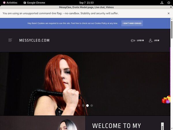Messycleo.com With Direct Debit