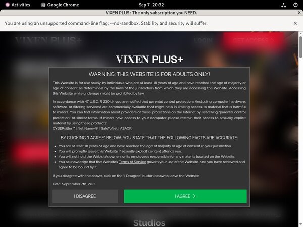 Paypal Signup Vixen Plus
