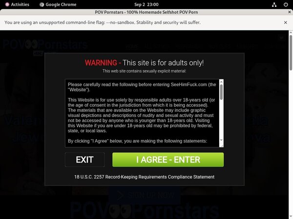 Povpornstars.com Password Username