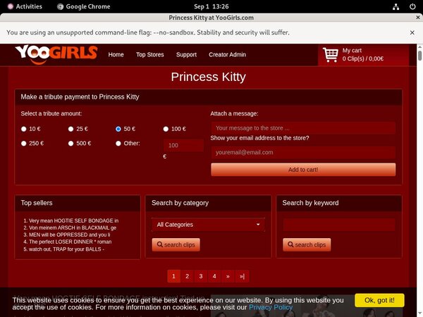 Princess Kitty Men