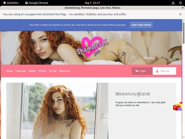 Shamelessxy Password Login