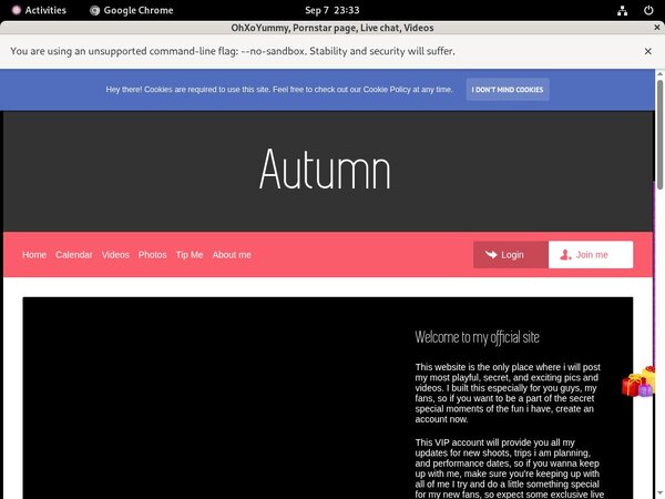 Sign Up For Ohxoyummy