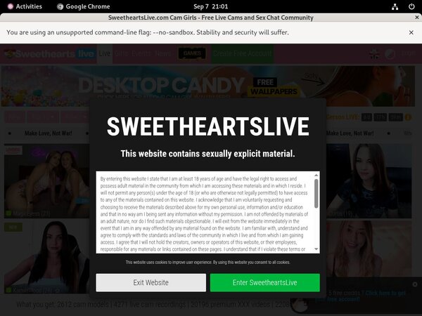 Sweetheartslive Reduced Rate