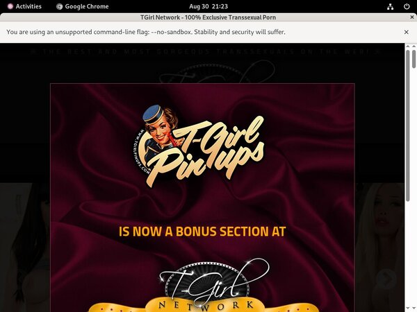 TGirl Pinups Free Trial Signup