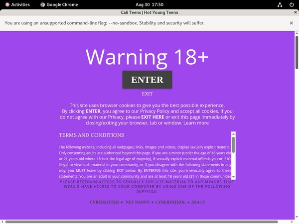 Trial Membership Cali Teens Free