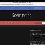 Username And Password For SoAmayzing