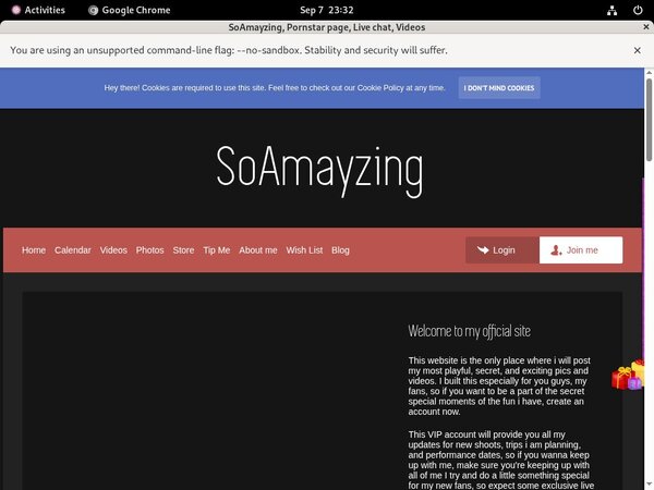 Username And Password For SoAmayzing