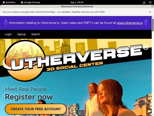 Utherverse Free Membership