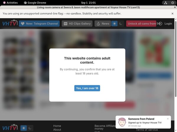 Voyeurhouse Free Trial Subscription