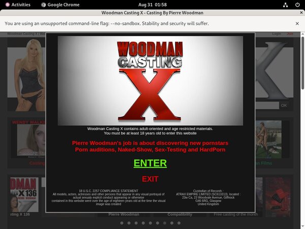 Woodmancastingx 3 Day Trial