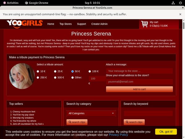 Working Yoogirls.com Password