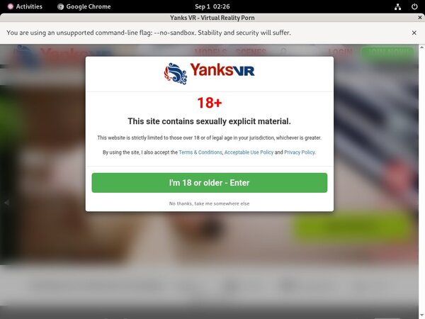 Yanks VR Discount Account