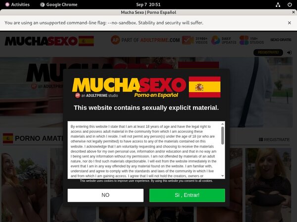Mucho Sexo Account Discount