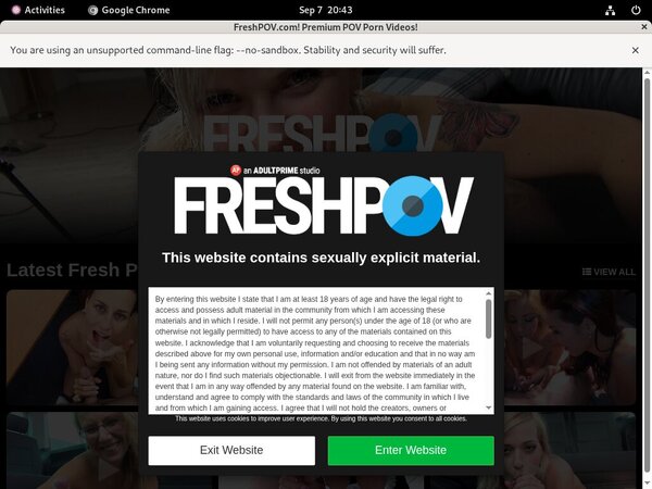 Fresh POV Paypal Trial